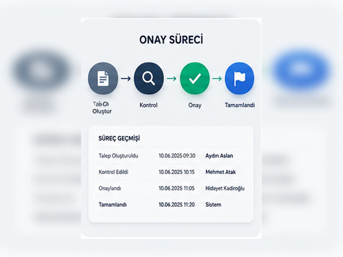 Onay ve İş Akışları görseli
